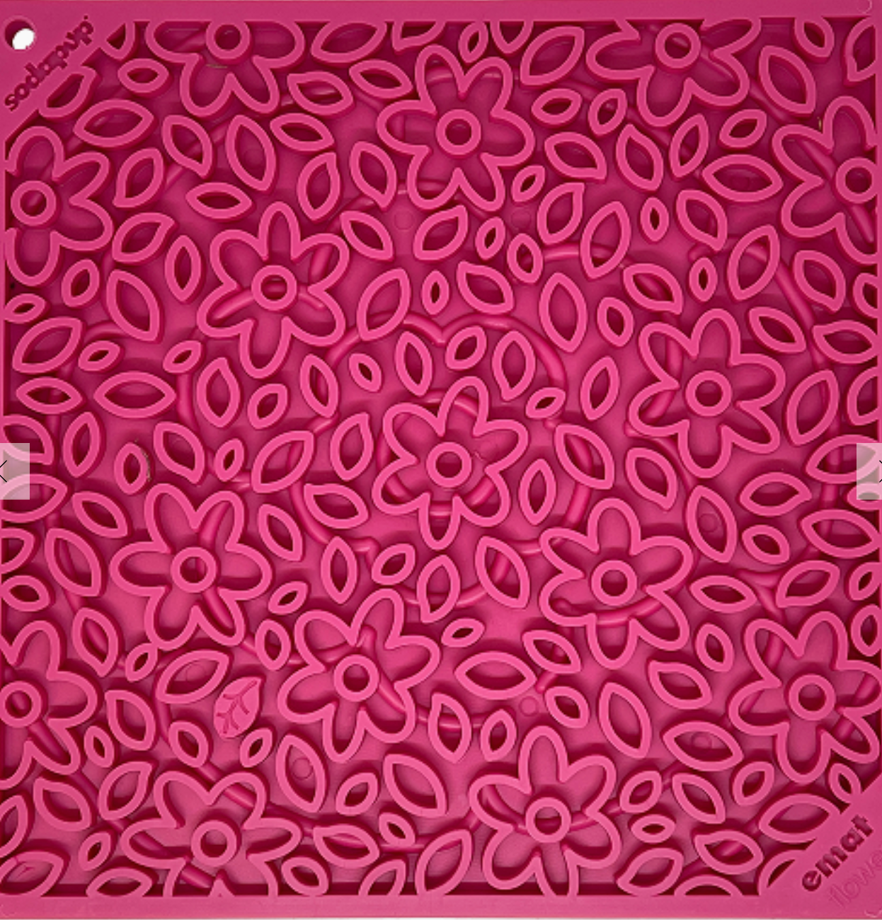Schleckmatte Blumen-Design