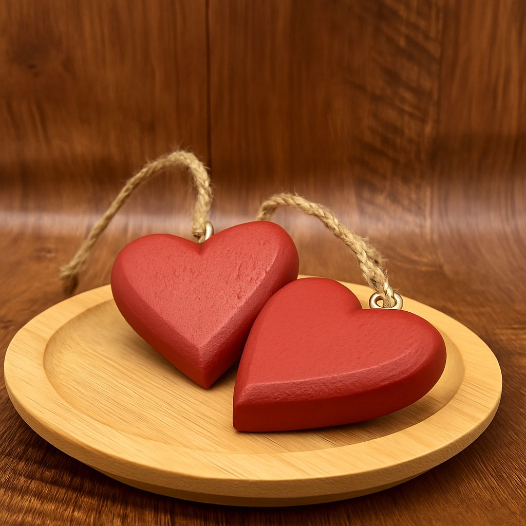 Hänger Herz aus Holz