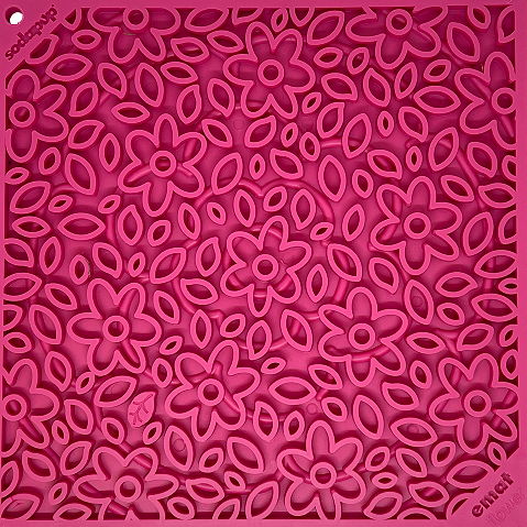 Schleckmatte Blumen-Design