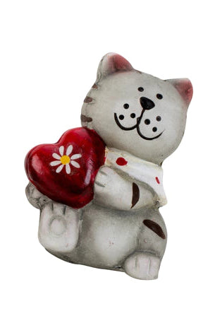 Katze mit Herz